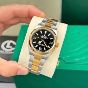 Rolex Explorer Two Tone Yellow Gold 124273 36mm Yellow Gold Black Dial – VIP Version - Görsel 3