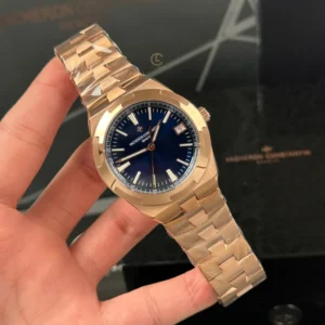 Alternative view of Vacheron Constantin Overseas Rose Gold 4500V/110R-B705 41mm Blue Dial – VIP Version