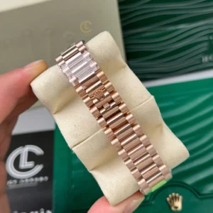 Rolex Everose Gold Day Date 36mm 128235-0085 Rose Gold – VIP Version - Görsel 7