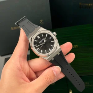 Audemars Piguet Royal Oak 15500ST.OO.1220ST.03 41mm Black Rubber Strap – VIP Version - Görsel 7