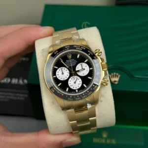 Alternative view of Rolex Cosmograph Daytona 116505 40mm Black Dial Cal.4130 Yellow Gold – VIP Version