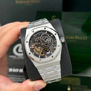Alternative view of Audemars Piguet Royal Oak 15407ST.OO 41mm Skeleton Dial Steel V3 2026 Base – VIP Version