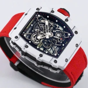 Richard Mille RM35-01 Rafa Cacbon NTPT Red Strap 42mm – VIP Version - Görsel 4