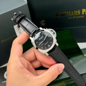 Alternative view of Panerai Luminor Quaranta BiTempo PAM01365 40mm Black Dial Steel – VIP Version