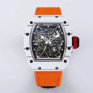 Alternative view of Richard Mille RM35-01 Rafa Cacbon NTPT Orange Strap 42mm – VIP Version