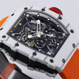 Richard Mille RM35-01 Rafa Cacbon NTPT Orange Strap 42mm – VIP Version - Görsel 4
