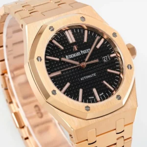 Audemars Piguet Royal Oak Selfwinding 15400OR 41mm Black Dial Rose Gold – VIP Version - Görsel 3