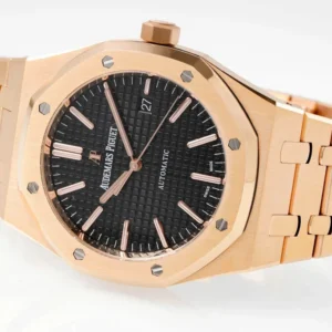 Audemars Piguet Royal Oak Selfwinding 15400OR 41mm Black Dial Rose Gold – VIP Version - Görsel 6