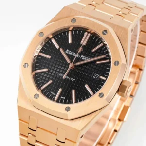 Audemars Piguet Royal Oak Selfwinding 15400OR 41mm Black Dial Rose Gold – VIP Version - Görsel 4