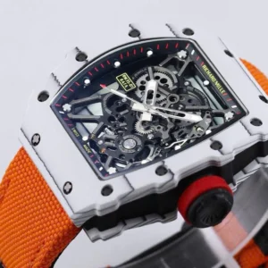 Richard Mille RM35-01 Rafa Cacbon NTPT Orange Strap 42mm – VIP Version - Görsel 6