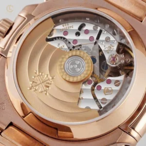 Patek Philippe Nautilus Chronograph 5980/1R-001 40mm Black-Gray Dial Rose Gold – VIP Version - Görsel 6