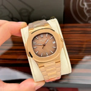 Alternative view of Patek Philippe Nautilus 5711/1R-001 40mm Chocolate Dial Rose Gold V3 Update 2026 – VIP Version