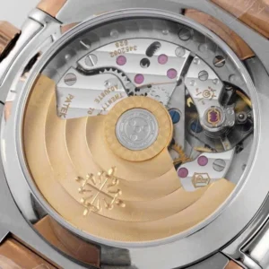 Patek Philippe Nautilus Chronograph 5980/1AR-001 40.5mm Blue Dial Rose Gold Demi – VIP Version - Görsel 8