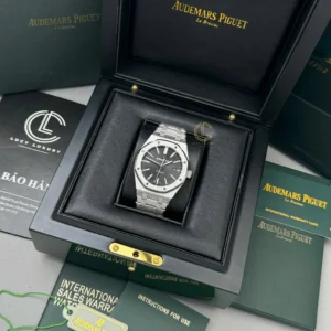 Audemars Piguet Royal Oak Frosted Gold 41mm Black Dial Steel – VIP Version - Görsel 10