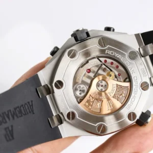 Audemars Piguet Royal Oak Offshore Diver Chronograph Black Yellow 26703ST 42mm – VIP Version - Görsel 9