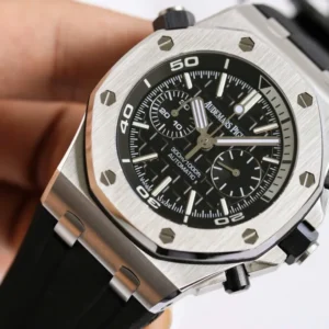 Alternative view of Audemars Piguet Royal Oak Offshore Diver Chronograph in Black 26703ST 42mm – VIP Version