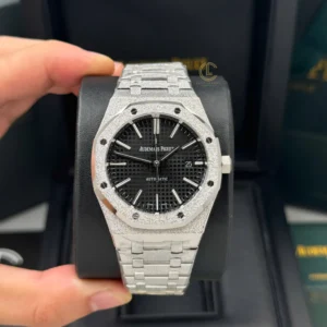 Audemars Piguet Royal Oak Frosted Gold 41mm Black Dial Steel – VIP Version - Görsel 3