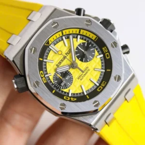 Audemars Piguet Royal Oak Offshore Diver Chronograph in Yellow 26703ST 42mm – VIP Version - Görsel 5