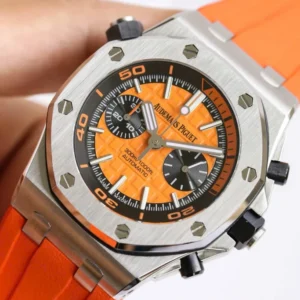 Audemars Piguet Royal Oak Offshore Diver Chronograph in Orange 26703ST 42mm – VIP Version - Görsel 4