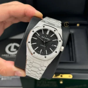 Audemars Piguet Royal Oak Frosted Gold 41mm Black Dial Steel – VIP Version - Görsel 4