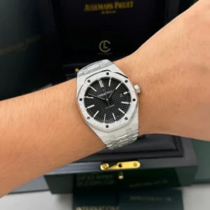 Audemars Piguet Royal Oak Frosted Gold 41mm Black Dial Steel – VIP Version - Görsel 5