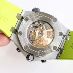 Audemars Piguet Royal Oak Offshore Diver Chronograph in Green 26703ST 42mm – VIP Version - Görsel 8