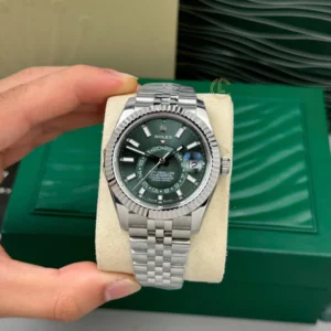 Rolex Sky-Dweller White Gold 336934-0002 42mm Green Dial – VIP Version - Görsel 4