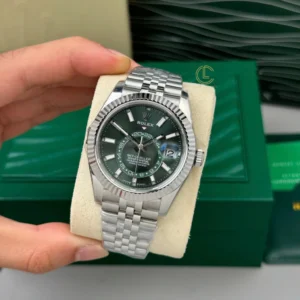 Rolex Sky-Dweller White Gold 336934-0002 42mm Green Dial – VIP Version - Görsel 5