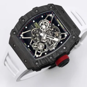 Richard Mille RM35-01 Rafa Cacbon NTPT White Strap 42mm – VIP Version - Görsel 3