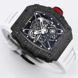 Richard Mille RM35-01 Rafa Cacbon NTPT White Strap 42mm – VIP Version - Görsel 4