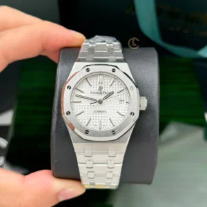 Audemars Piguet Royal Oak 37mm 15450ST.OO White Dial Steel – VIP Version - Görsel 4