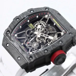 Richard Mille RM35-01 Rafa Cacbon NTPT White Strap 42mm – VIP Version - Görsel 6