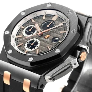 Audemars Piguet Royal Oak Offshore Selfwinding Chronograph Black 26415CE 44mm Grey Dial – VIP Version - Görsel 4