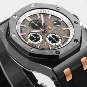 Audemars Piguet Royal Oak Offshore Selfwinding Chronograph Black 26415CE 44mm Grey Dial – VIP Version - Görsel 5