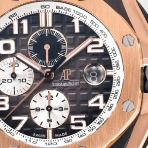 Audemars Piguet Royal Oak Offshore Selfwinding Chronograph 26420RO 44mm Black Dial Rose Gold – VIP Version - Görsel 4