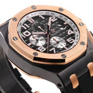 Audemars Piguet Royal Oak Offshore Selfwinding Chronograph 26420RO 44mm Black Dial Rose Gold – VIP Version - Görsel 6