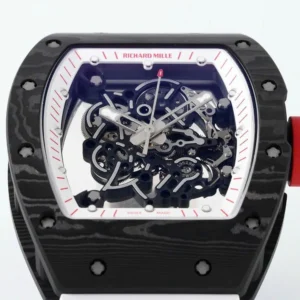 Richard Mille RM055 White 42mm Carbon Modify  – VIP Version - Görsel 4