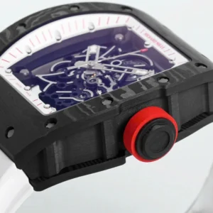 Richard Mille RM055 White 42mm Carbon Modify  – VIP Version - Görsel 8