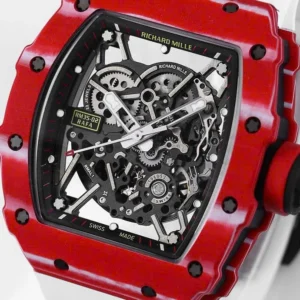 Richard Mille RM35-02 Rafael Nadal Red White Strap Carbon – VIP Version - Görsel 4