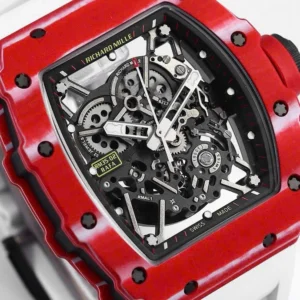 Richard Mille RM35-02 Rafael Nadal Red White Strap Carbon – VIP Version - Görsel 5