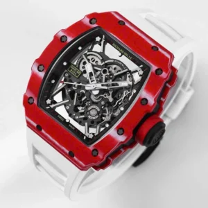 Richard Mille RM35-02 Rafael Nadal Red White Strap Carbon – VIP Version - Görsel 6