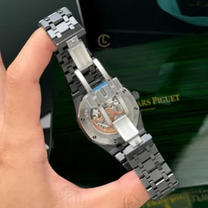 Audemars Piguet Royal Oak Perpetual Calendar 26579CE.OO.1225CE.01 Black Ceramic 41mm – VIP Version - Görsel 8