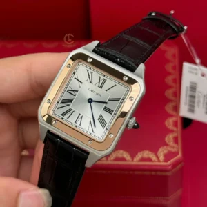Cartier Santos-Dumont 43.5mm W2SA0011 43.5mm x 31.4mm Demi Rose Gold – VIP Version - Görsel 3