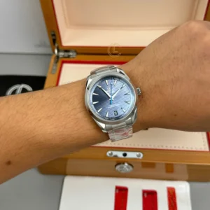 Omega Seamaster Aqua-Terra 220.10.41.21.03.001 41mm Blue Dial Steel – VIP Version - Görsel 4