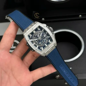 Hublot Spirit Of Big Bang 642.NX.7170.RX 642NX7170RX 44mm Blue Dial Titanium V2 – VIP Version - Görsel 5