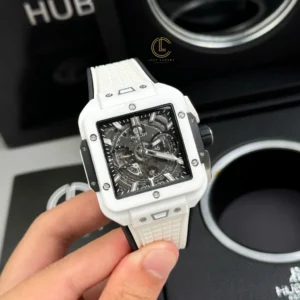Hublot Square Bang Unico 821.HX.0170.RX 821HX0170RX 42mm White Dial Ceramic – VIP Version - Görsel 3