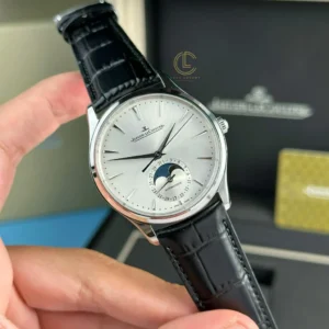 Alternative view of Jaeger Lecoultre Master UltraThin Moon 40mm sliver Dial Steel – VIP Version
