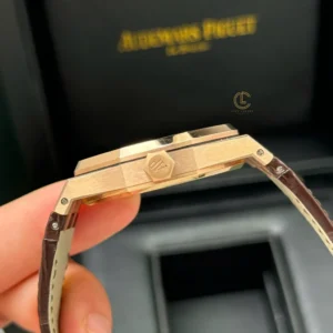 Audemars Piguet Royal Oak 15450OR 37mm White Dial Rose Gold – VIP Version - Görsel 6