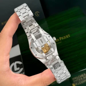 Audemars Piguet Royal Oak Frosted Gold 41mm Black Dial Steel – VIP Version - Görsel 8
