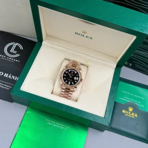 Rolex Day Date 228235- 0045 Dial Eisenkiesel 40mm Rose Gold – VIP Version - Görsel 9
